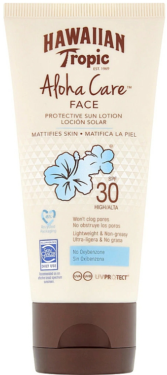 Sonnenschutzlotion für das Gesicht SPF 30 - Hawaiian Tropic Aloha Care Protective Lotion SPF30 — Bild N1