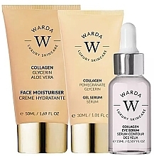 Düfte, Parfümerie und Kosmetik Set - Warda Skin Lifter Boost Collagen (f/cr/50ml + gel/ser/30ml + eye/ser/15ml)