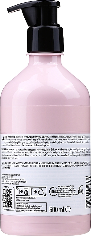 Farbschützender Conditioner für coloriertes Haar - L'Oreal Professionnel Serie Expert Vitamino Color Resveratrol Conditioner — Bild N6