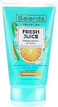 Düfte, Parfümerie und Kosmetik Feuchtigkeitsspendendes Zuckerpeeling für Gesicht mit Orange - Bielenda Fresh Juice Peel