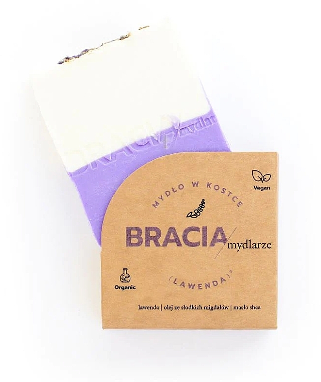 Beruhigende Flüssigseife mit Lavendel  - Bracia Mydlarze Solid Soap Lavender — Bild N3