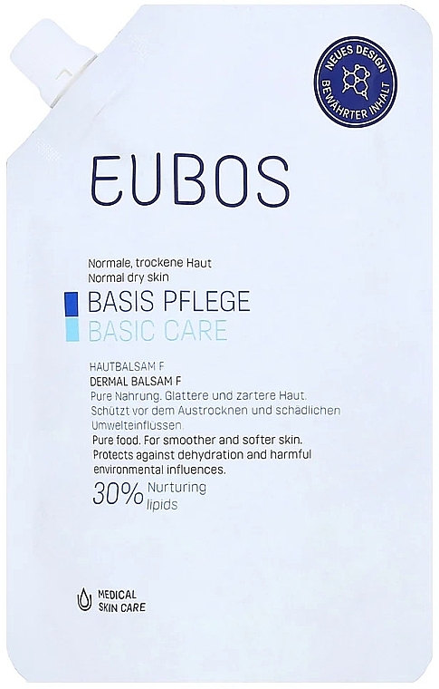 Balsam für normale und trockene Haut - Eubos Med Basic Skin Care Dermal Balsam F Refill (Refill)  — Bild N1