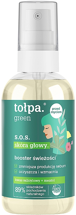 Erfrischendes Kopfhautspray - Tolpa Green S.O.S. Freshness Booster — Bild N1