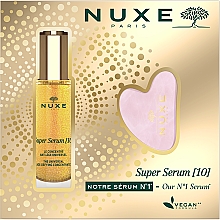 Düfte, Parfümerie und Kosmetik Gesichtspflegeset - Nuxe Super Serum [10] (Gesichtsserum 30ml + Massage-Platte 1 St.)