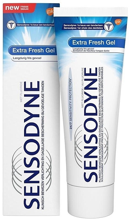 Paste-Gel für empfindliche Zähne - Sensodyne Extra Fresh Gel — Bild N3