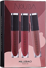 Düfte, Parfümerie und Kosmetik Lippen-Make-up Set (Lippenstift 3x6ml) - NoUBA Millebaci Travel Set №2