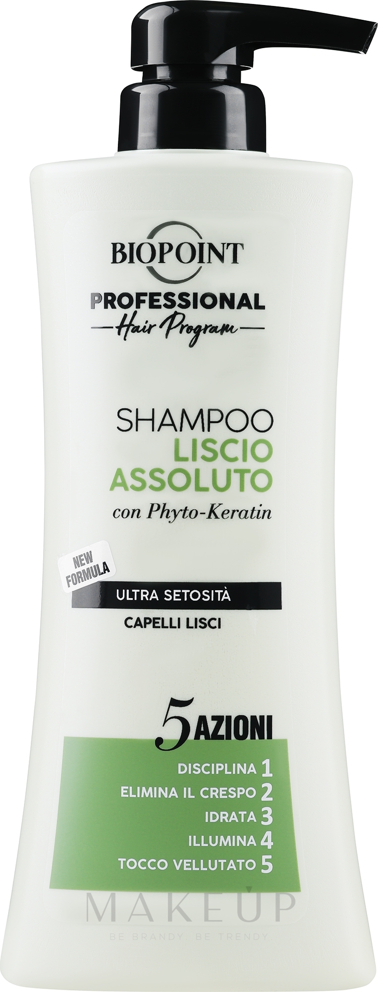 Shampoo für widerspenstiges und krauses Haar - Biopoint Liscio Assoluto Shampoo — Bild 400 ml