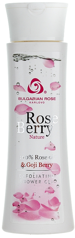 Peeling-Duschgel mit bulgarischem Rosenöl und Goji-Beere - Bulgarian Rose Rose Berry Nature Gel — Bild N1