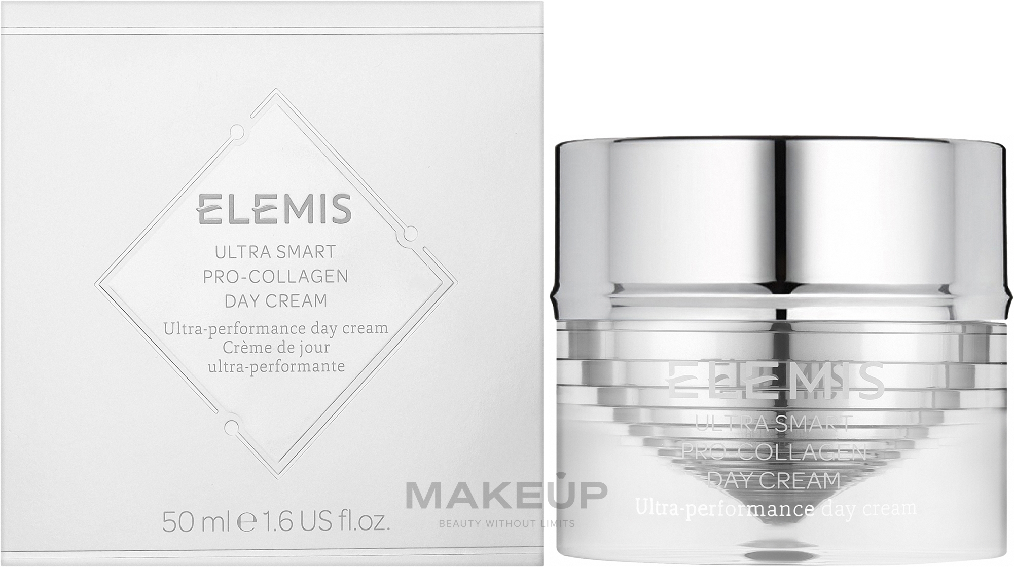 Feuchtigkeitsspendende Gesichtscreme für den Tag - Elemis Ultra Smart Pro-Collagen Day Cream — Bild 50 ml