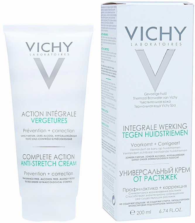 Körpercreme gegen Dehnungsstreifen - Vichy Prevention + Correction Anti Stretch Mark Cream — Bild N1