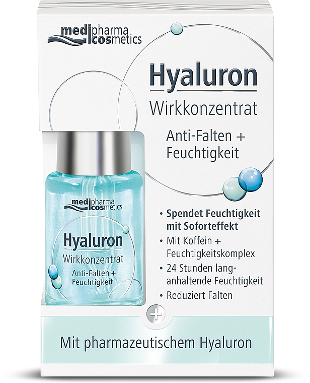 Feuchtigkeitsspendendes Gesichtsserum mit Hyaluronsäure - Pharma Hyaluron Pharmatheiss Cosmetics Active Concentrate Anti-wrinkle + Moisturizing Elixir — Bild N2