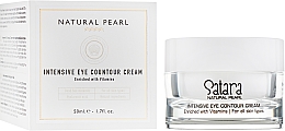 Intensiv konturierende Augencreme - Satara Natural Pearl Intensive Eye Countour Cream — Bild N1