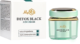 3in1 Schwarze Detox-Maske - MyIDi Detox Black Mask 3 In 1 — Bild N2