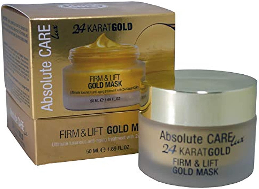 24 Karat Gesichtsmaske - Absolute Care Lux 24 Karat Gold Firm & Lift Gold Mask — Bild N1