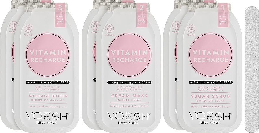 Nagel- und Hand-SPA-Behandlung Vitaminübung - Voesh Mani Moments Vitamin Recharge — Bild N2