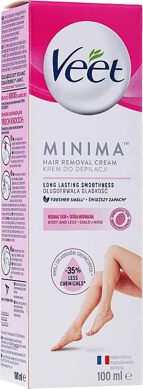 Enthaarungscreme für normale Haut - Veet Minima Normal Skin Hair Removal Cream — Bild N1