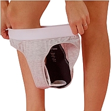 Menstruations-Bikini-Höschen grau - Gentle Day — Bild N3