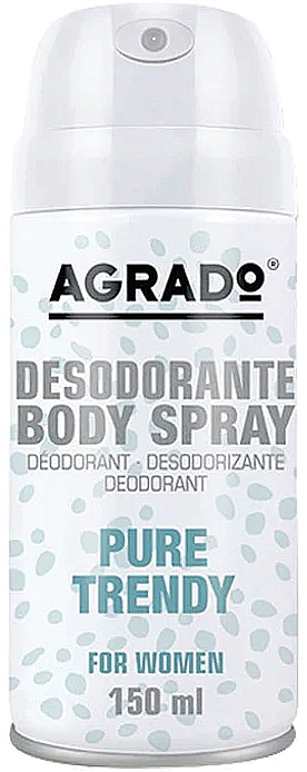 Deospray Trend pur - Agrado Pure Trendy Deodorant Body Spray — Bild N1