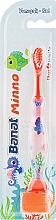 Düfte, Parfümerie und Kosmetik Kinderzahnbürste weich 5+ Jahre orange - Banat Minno Toothbrush