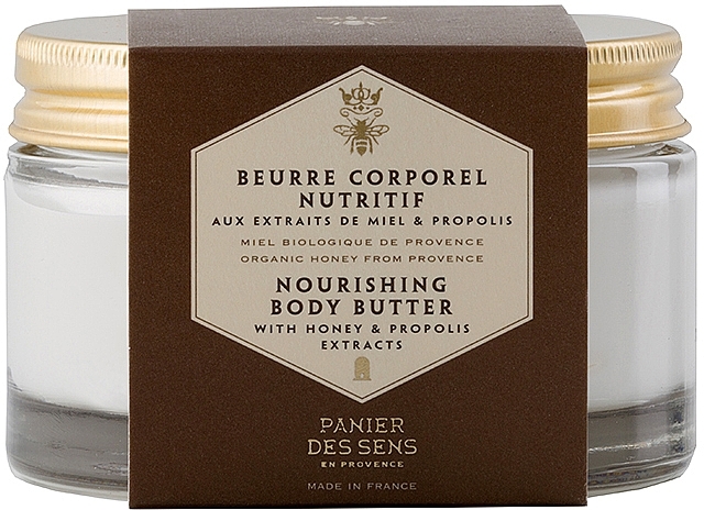 Nährende Körperbutter mit Honig- und Propolisextrakt - Panier Des Sens Body Butter — Bild N1