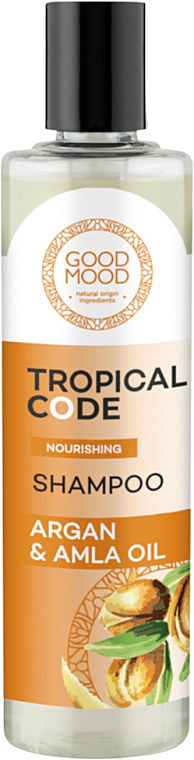 Haarshampoo mit Argan- und Amlaöl - Good Mood Tropical Code Nourishing Shampoo Argan & Amla Oil — Bild N1