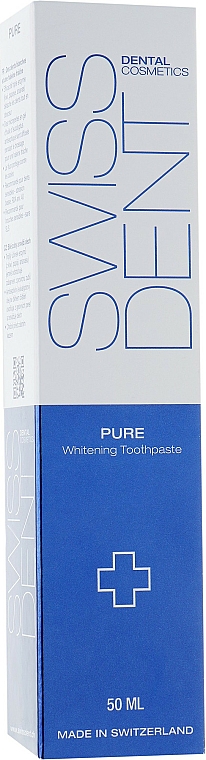 Aufhellende Zahnpasta mit Erfrischungskapseln - SWISSDENT Pure Whitening Toothpaste — Bild N2