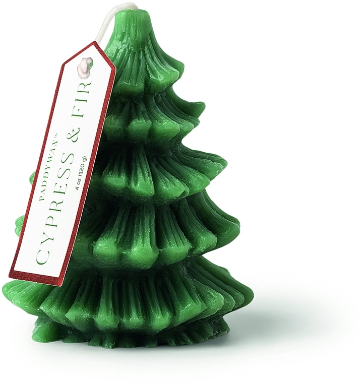 Duftkerze Weihnachtsbaum grün - Paddywax Cypress & Fir Short Tree Totem Candle — Bild N1