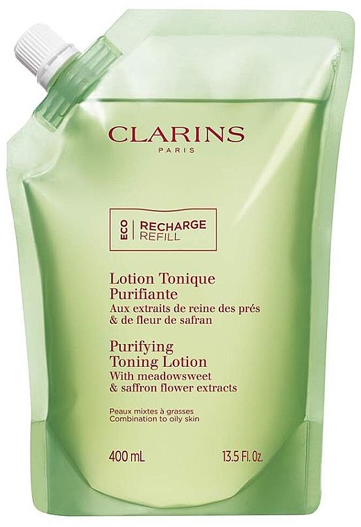 Tonisierende Lotion mit Extrakten aus Mädesüß und Hamamelis - Clarins Purifying Toning Lotion (Doypack) — Bild N1