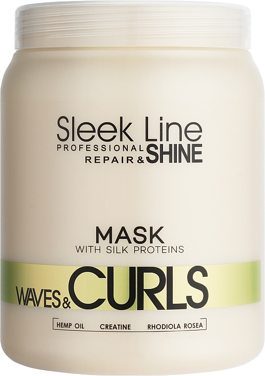 Maske für welliges Haar - Stapiz Sleek Line Waves & Curles Mask — Bild N2