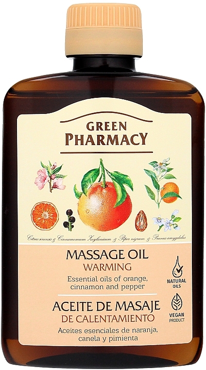 Wärmendes Massageöl - Green Pharmacy — Bild N1