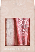 Set Die Verlockung der Sauberkeit - Mades Cosmetics M|D|S Baty & Body Fascination(b/wash/200ml + b/milk/150ml) — Bild N1