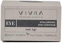 Augenpartiecreme - Vivra Hyaluronic Eye Contour Anti-Age — Bild N2