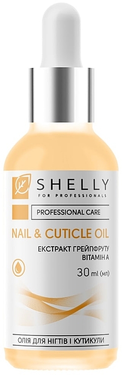 Nagel- und Nagelhautöl mit Grapefruitextrakt und Vitamin A - Shelly Nail & Cuticle Oil — Bild N1