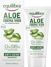Düfte, Parfümerie und Kosmetik Anti-Aging Gesichtscreme - Equilibra Aloe Line Anti-Age Face Cream