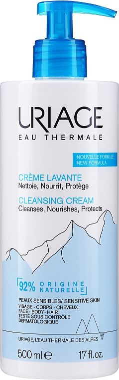 Pflegende und reinigende Gesichts- und Körpercreme für empfindliche Haut - Uriage Lavante Nourishing and Cleansing Cream New Texture — Foto N5