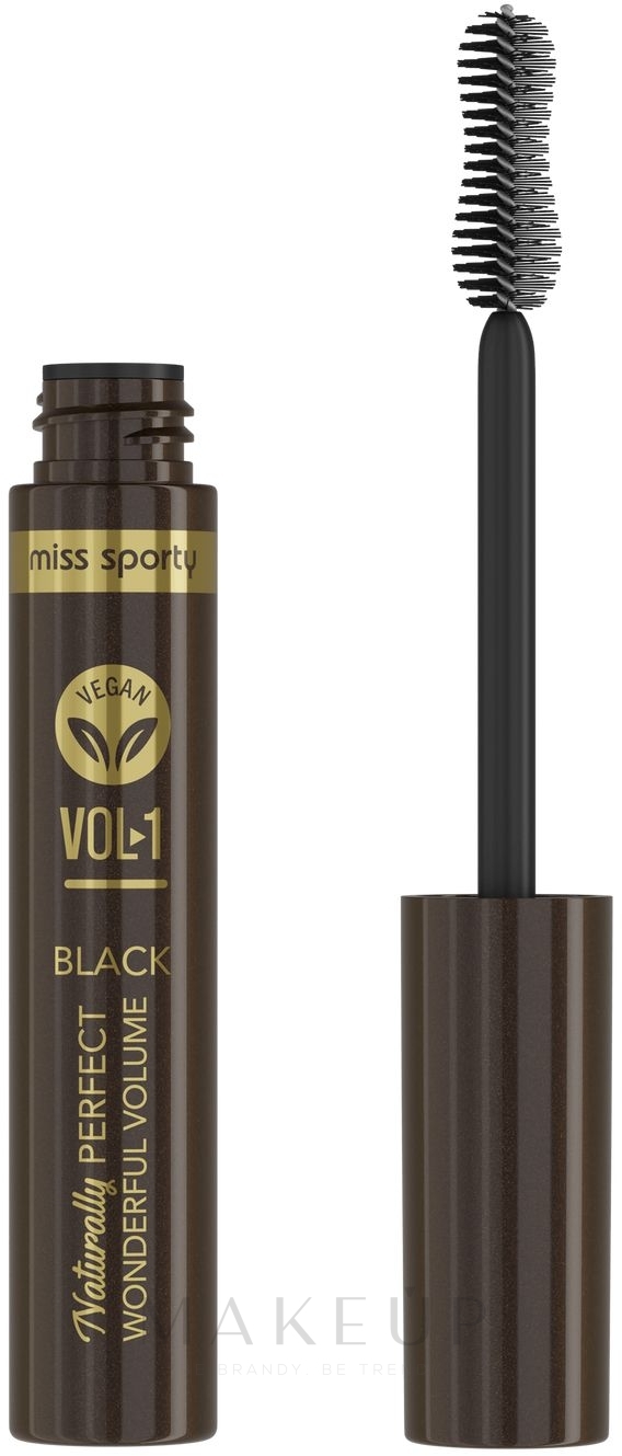 Mascara - Miss Sporty Naturally Perfect Mascara Vol. 1 Wonderful Volume — Bild Black