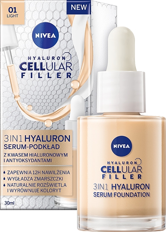 3in1 Pflege Make-up - Nivea Hyaluron Cellular Filler 3in1 Care Make-Up — Bild N1