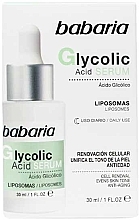 Gesichtsserum mit Glykolsäure - Babaria Glycolic Acid Face Serum — Bild N1