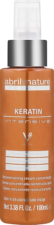 Konzentrierte und pflegende Haarcreme mit Keratin ohne Ausspülen - Abril et Nature Keratin Intensive Concentrated Nourishing Cream