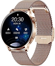 Smartwatch für Damen goldener Stahl - Garett Smartwatch Lady Elegance RT  — Bild N2
