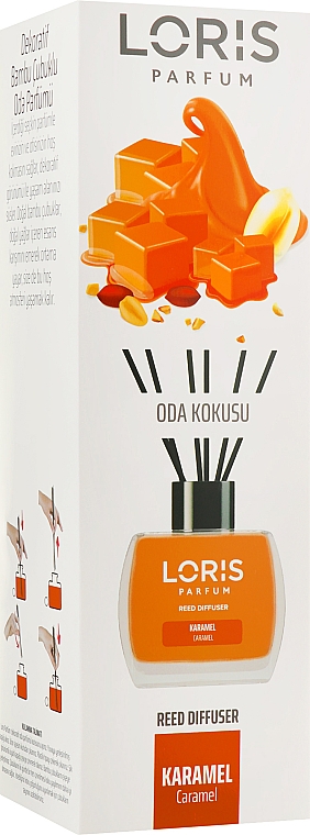 Raumerfrischer Karamell - Loris Parfum Exclusive Caramel Reed Diffuser — Bild N1