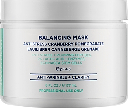 Düfte, Parfümerie und Kosmetik Anti-Stress-Maske mit Cranberry und Granatapfel - HydroPeptide Balancing Mask