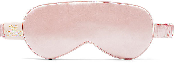 Seidige Schlafmaske rosa - Crystallove — Bild N1
