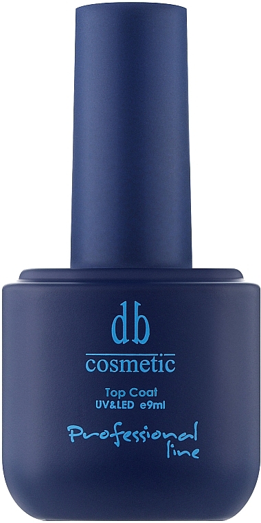 Nagelüberlack - Dark Blue Cosmetics Top Coat — Bild N1