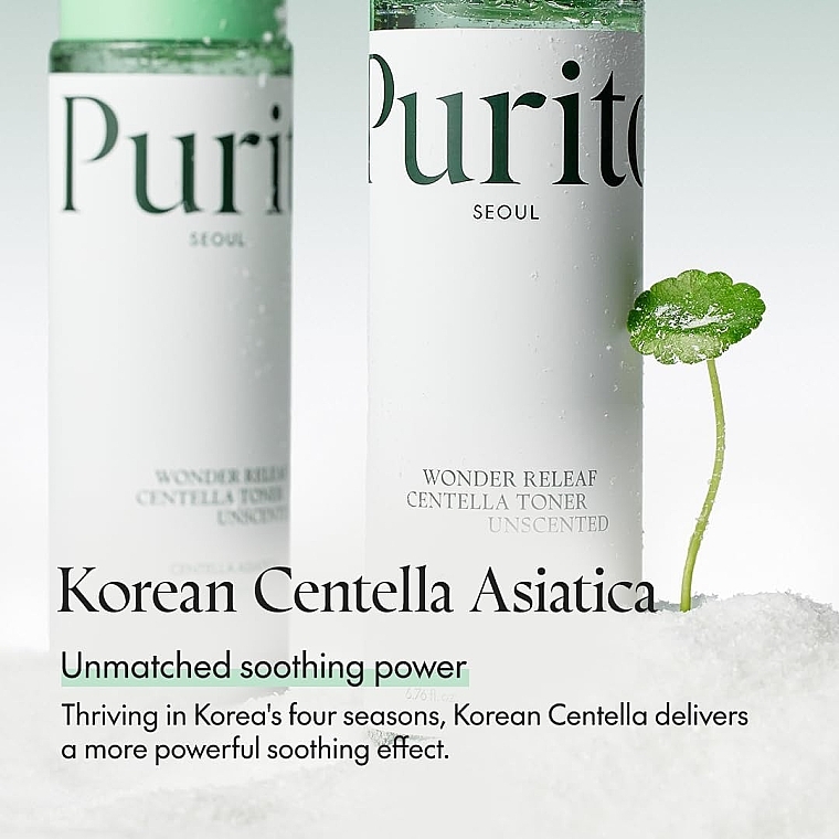 Beruhigendes Tonikum mit Centella Asiatica - Purito Seoul Wonder Releaf Centella Toner Unscented  — Bild N5