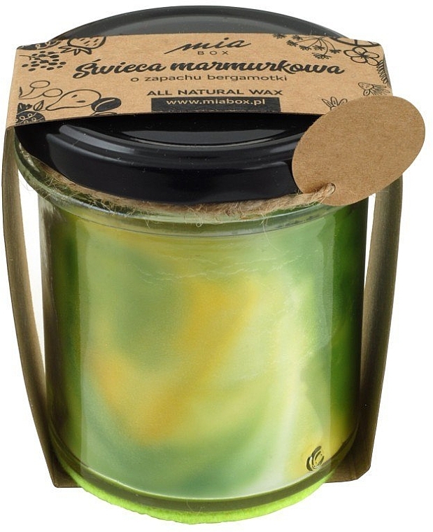 Marmor-Duftkerze Bergamotte - Mia Box Bergamot Candle — Bild N1