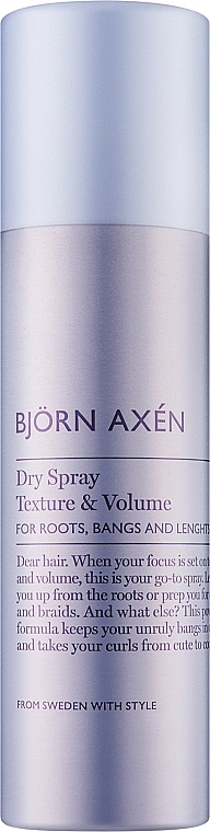 Trockenspray für Textur und Volumen - BjOrn AxEn Texture & Volume Dry Spray — Bild N1