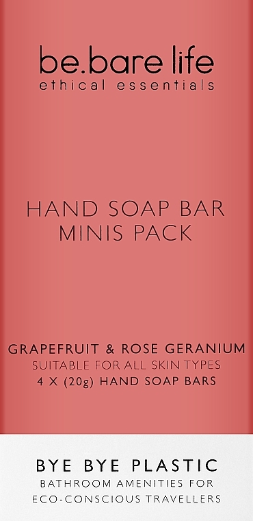 Körperpflegeset - Be.Bare Life Mini Hand Soap Bar Set  — Bild N1