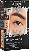Düfte, Parfümerie und Kosmetik Augenbrauen-Tönungsset - L'Oreal Paris Brow Color Semi-Permanent Eyebrow Tint