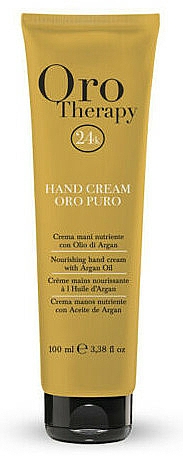 Nährende Handcreme mit Arganöl - Fanola Oro Therapy Hand Cream Oro Puro — Bild N1